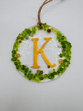 Load image into Gallery viewer, Flower wreath initials Hangers