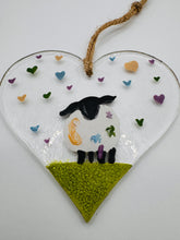 Load image into Gallery viewer, Colourful Sheep Heart Hanger