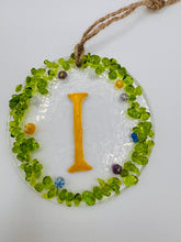 Load image into Gallery viewer, Flower wreath initials Hangers