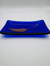 Load image into Gallery viewer, Blue Fern soap dish / trinket tray
