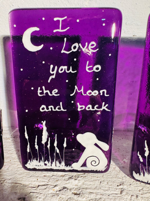 Mummy  I love you to the moon and back T Light Holder