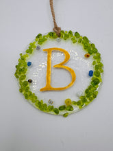Load image into Gallery viewer, Flower wreath initials Hangers