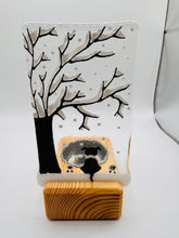 Load image into Gallery viewer, Winter  Sheep Dog Tealight Holder