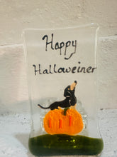 Load image into Gallery viewer, Happy Halloweiner Dachshund TeaLight Holder