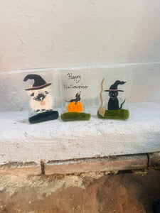 Witches Cat TeaLight Holder