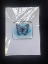 Load image into Gallery viewer, Butterfly Blue  Suncatcher Greetings card