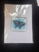 Load image into Gallery viewer, Butterfly Blue  Suncatcher Greetings card
