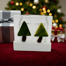 Load image into Gallery viewer, Christmas Trees Mini TeaLight Holder