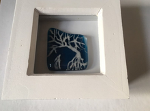 Load image into Gallery viewer, Fused Glass Hare &amp; Tree in Box Frame