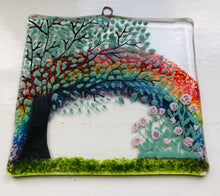 Load image into Gallery viewer, Medium Flower Rainbow Wall Hanger