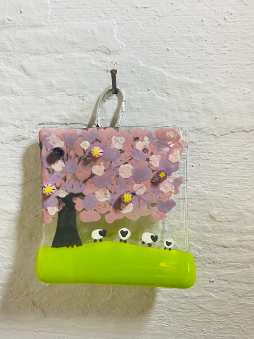 Sheep blossom Wall Hanger