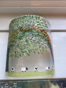 Rainbow with Sheep Candle screen