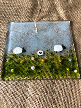 Load image into Gallery viewer, Large countryside sheep wall hanging