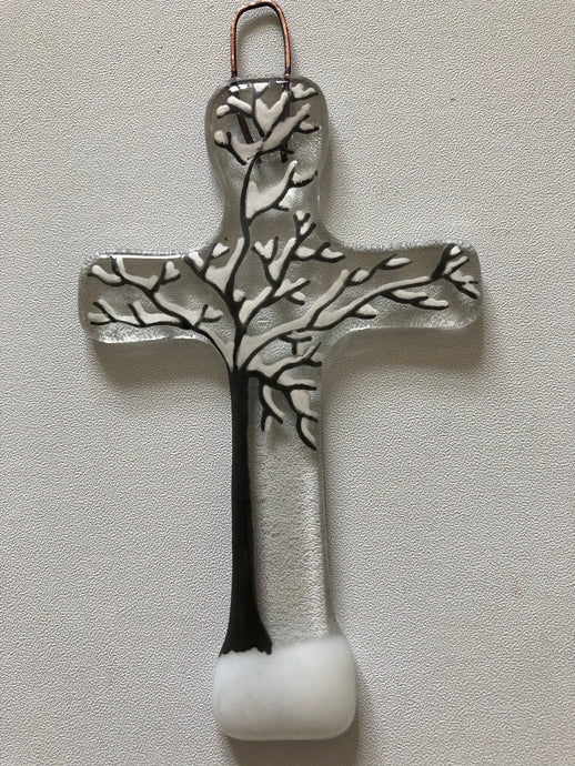 Winter Cross Wall Hanging