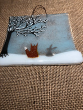 Load image into Gallery viewer, Large Winter Fox &amp; Bunny Countryside Wall Hangings