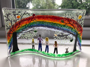 Personalised Family Rainbow self standing