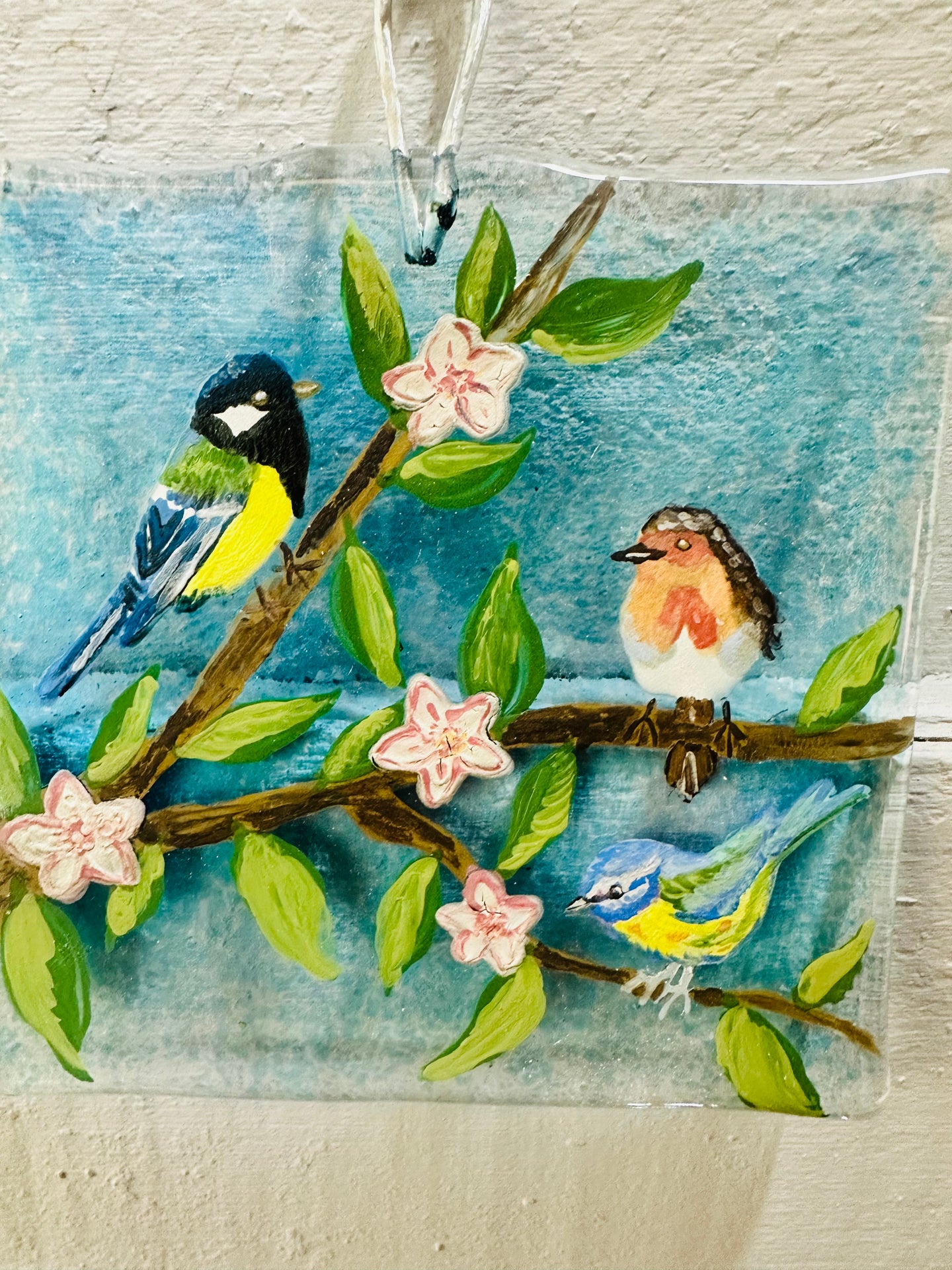 Trio of Song Birds Wall Hanger