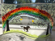 Load image into Gallery viewer, Running Horse Countryside Rainbow