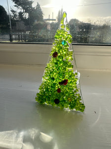 Textured Christmas Tree TeaLight Holder
