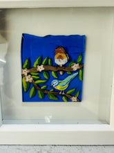 Load image into Gallery viewer, Royal Blue Robin &amp; Blue Tit in Box Frame