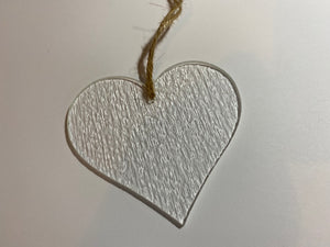 Fused Glass Personalised Heart