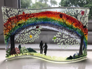 Self standing Anniversary glass