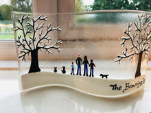 Load image into Gallery viewer, Personalised self standing winter family