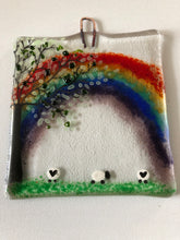 Load image into Gallery viewer, Sheep Rainbow Countryside Wall Hanger