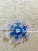 Load image into Gallery viewer, Blue &amp; Pink Snowflake