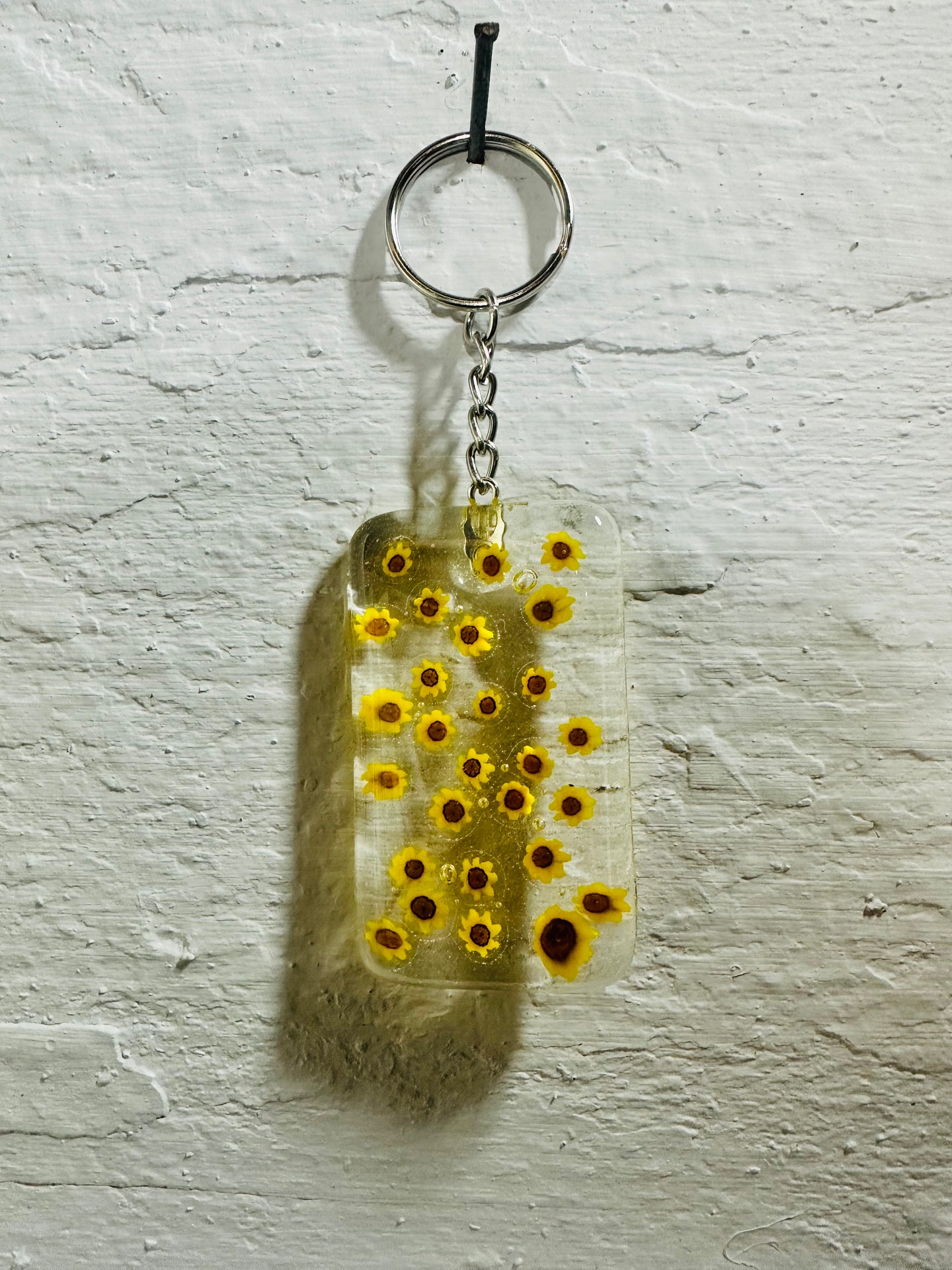Sunflower Keyring