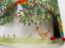 Load image into Gallery viewer, Chicken &amp; Chick Rainbow self standing